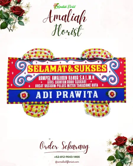 Papan Bunga Ucapan Selamat Kresikan