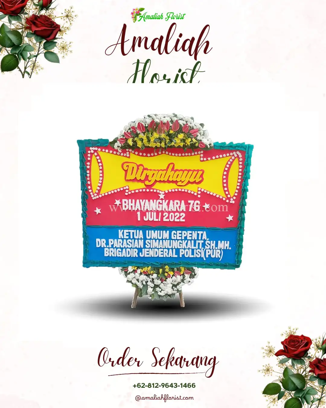 Papan Bunga HUT Ulang Tahun Kresikan